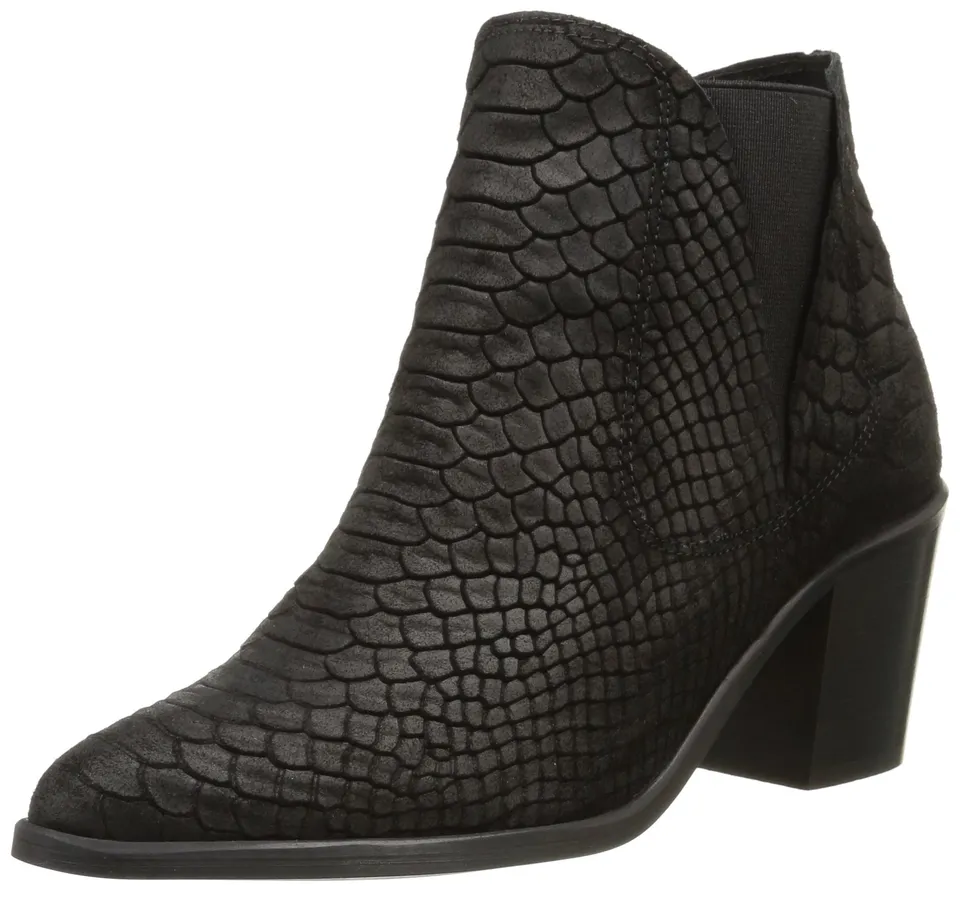 Pieces Psumiko Croc stivali donna nero 37 EU pelle