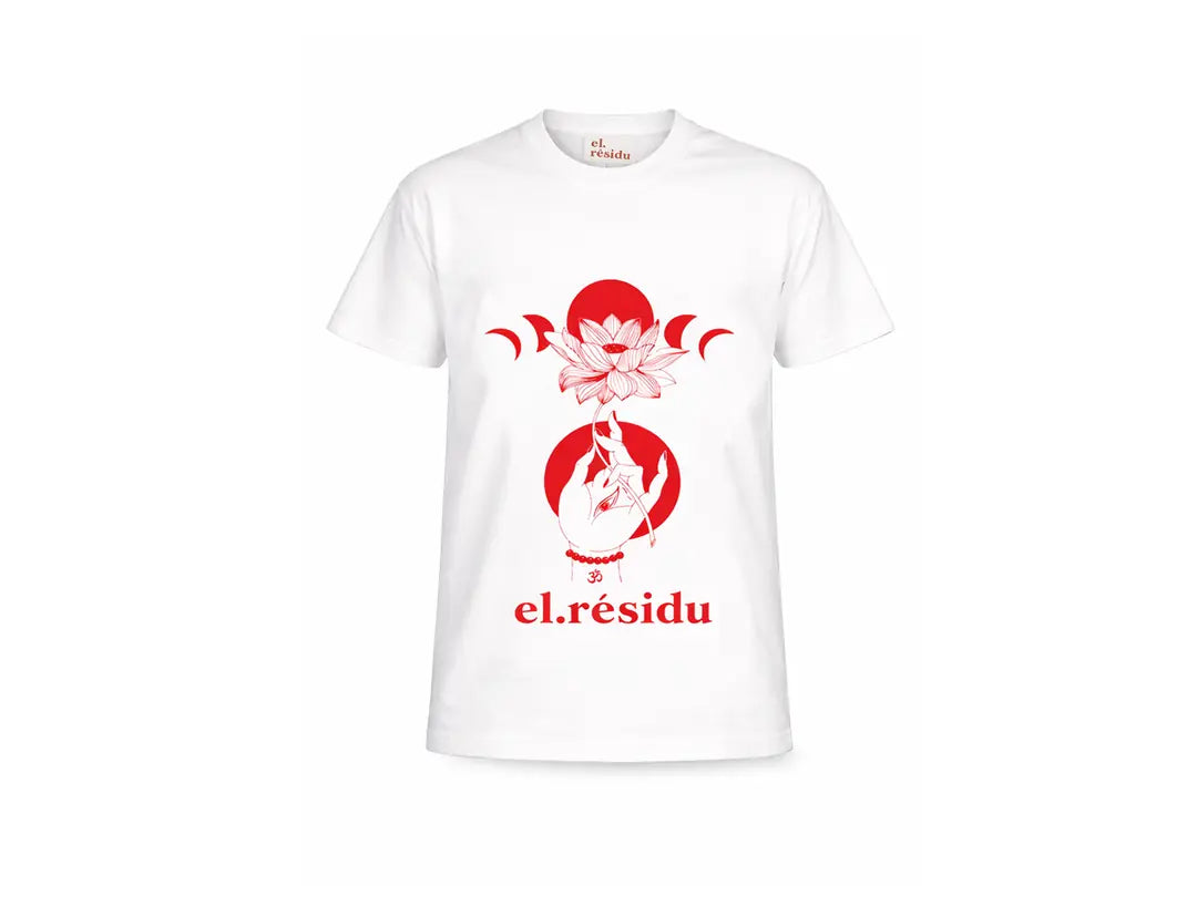 el.residu Saumya FW t-shirt cotone bianca vintage