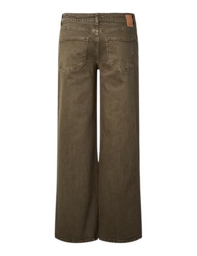 Pieces Pcselma LW Wide jeans donna 28W/30L kalamata