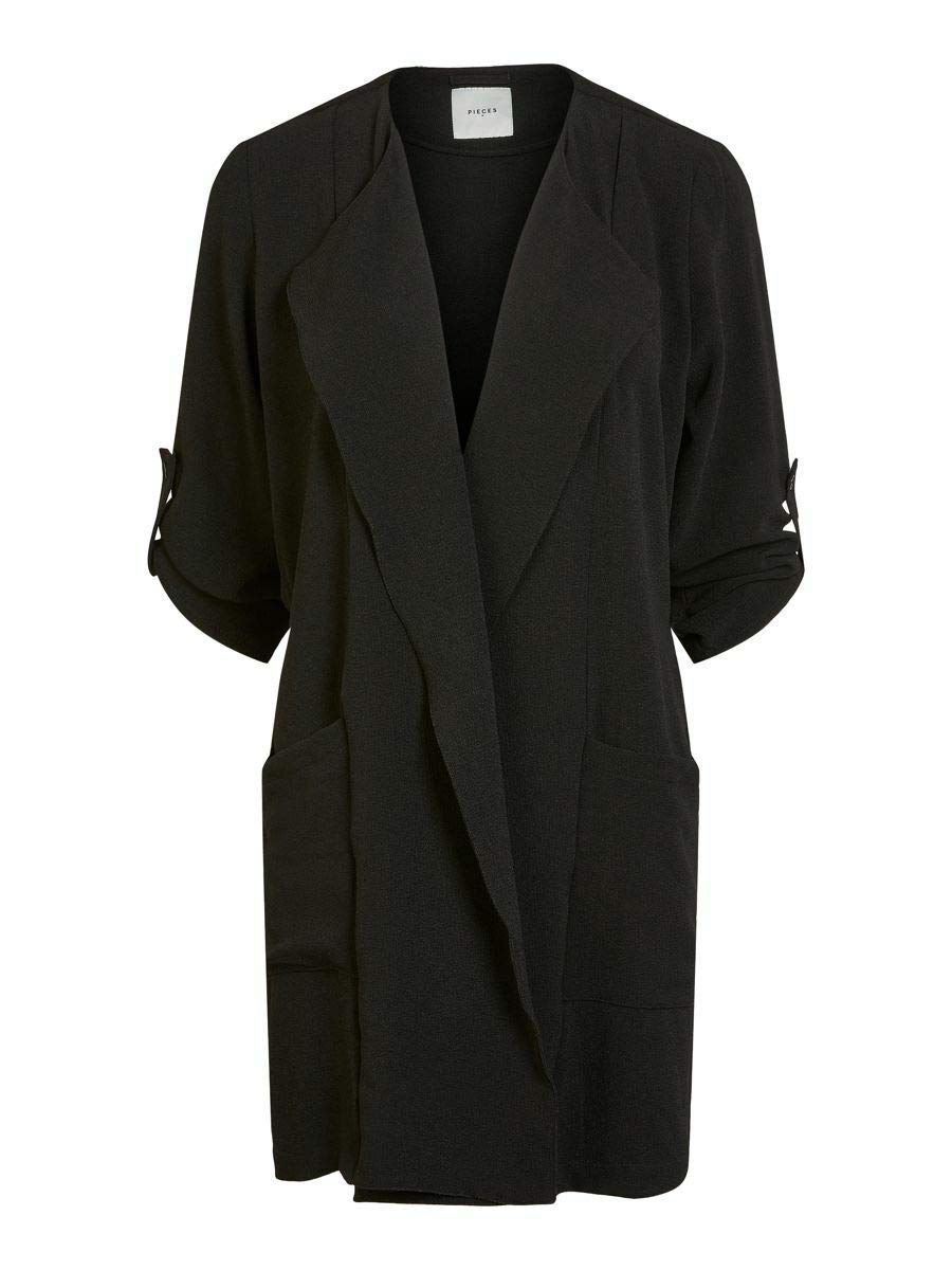 Pieces Pckornelia 3/4 Coatigan cardigan nero taglia S