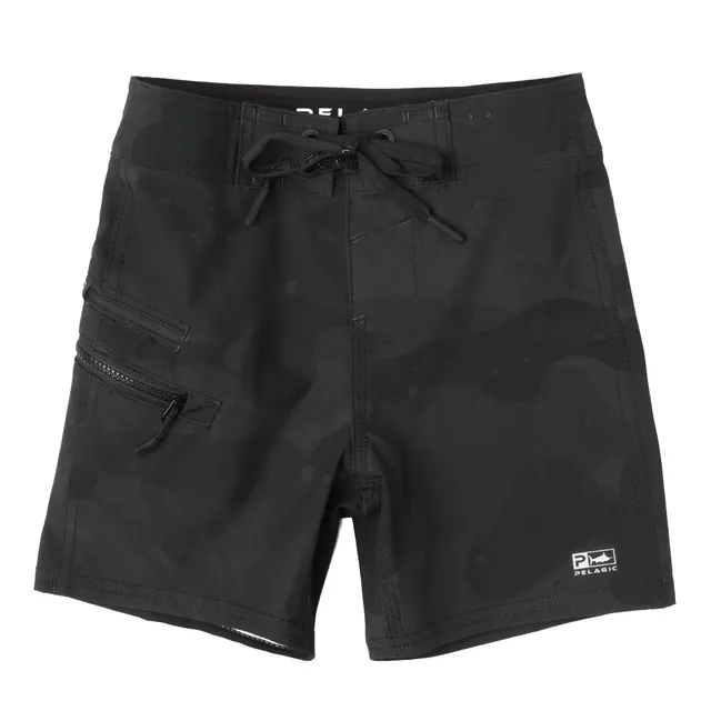 Pelagic Strike bermuda mare bambino Nero 12 pollici elastico