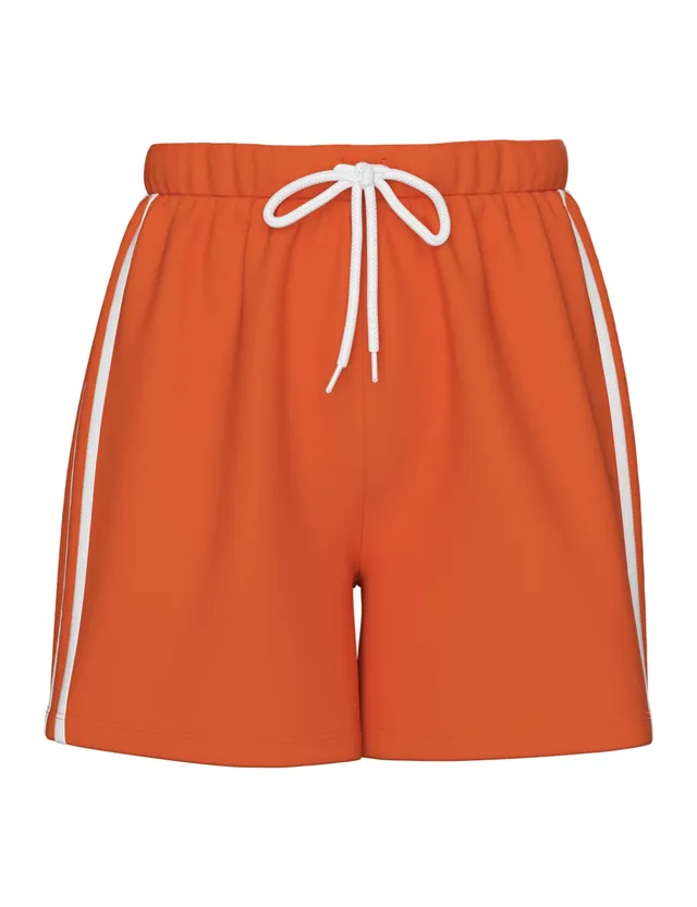 PIECES Pcfrack MW pantaloncini mandarino taglia XS