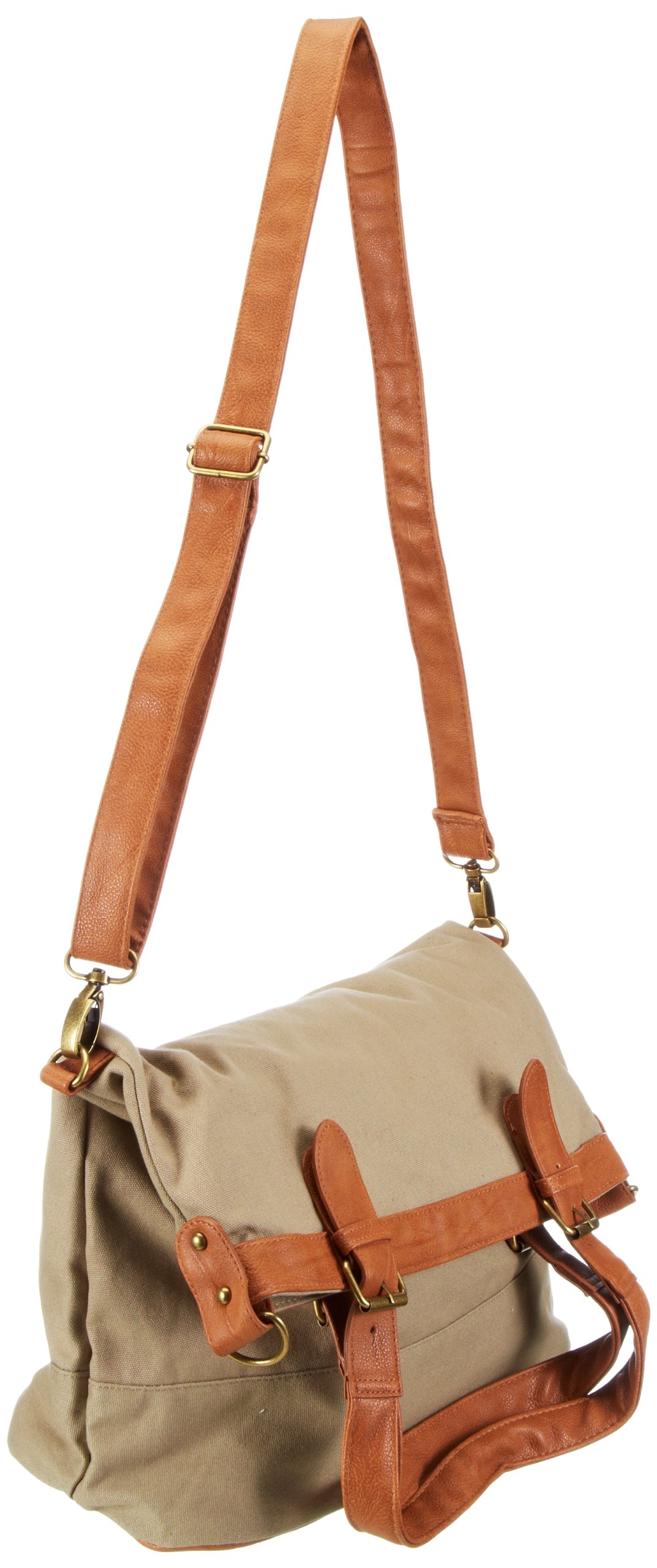 Pieces Gytas Canvas Net tracolla donna beige