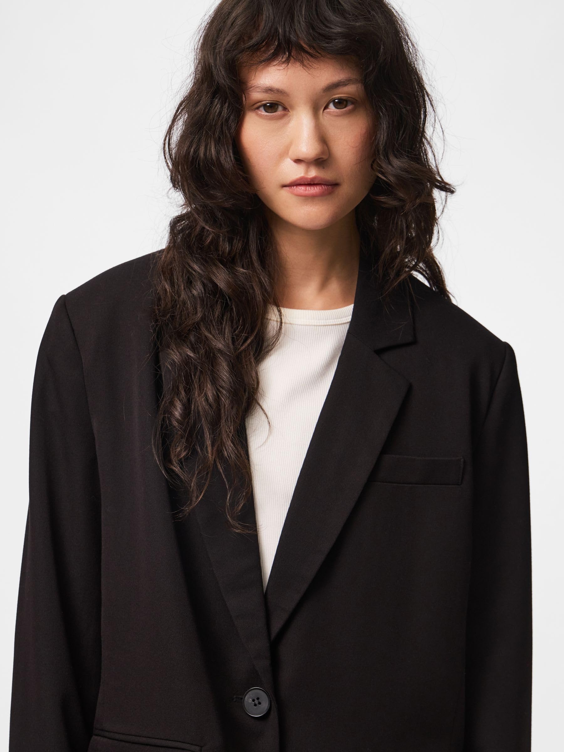 Pieces Pckamil blazer donna uso quotidiano vestibilità comoda
