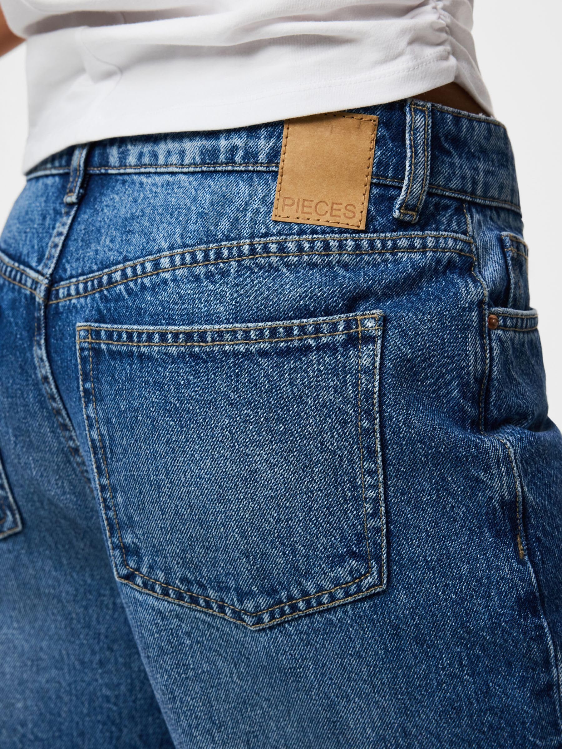 Pieces Pckate MW Culotte Jeans jeans donna 42-44 culotte