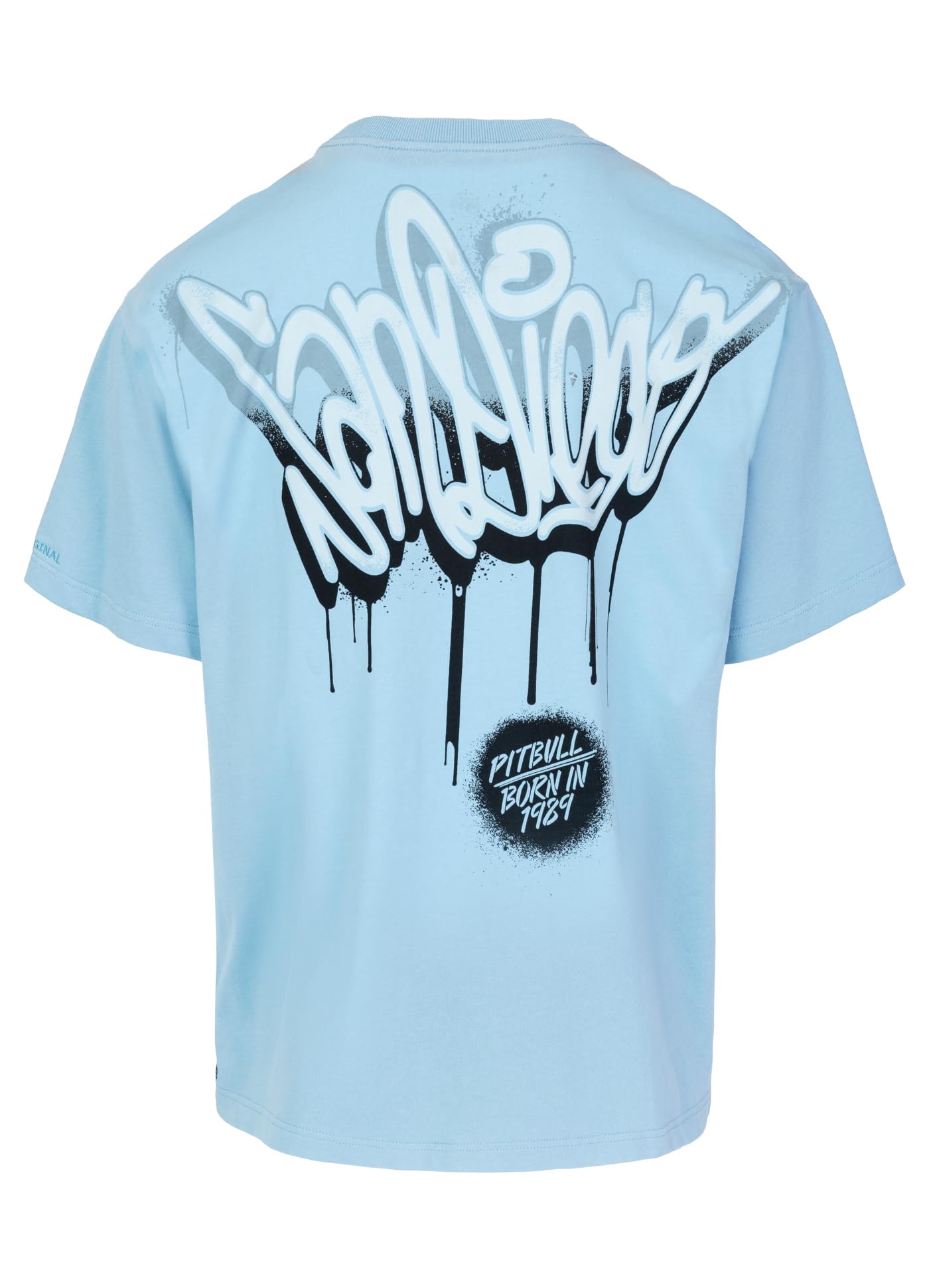 Pitbull Graffiti maglietta uomo oversize cotone taglia M
