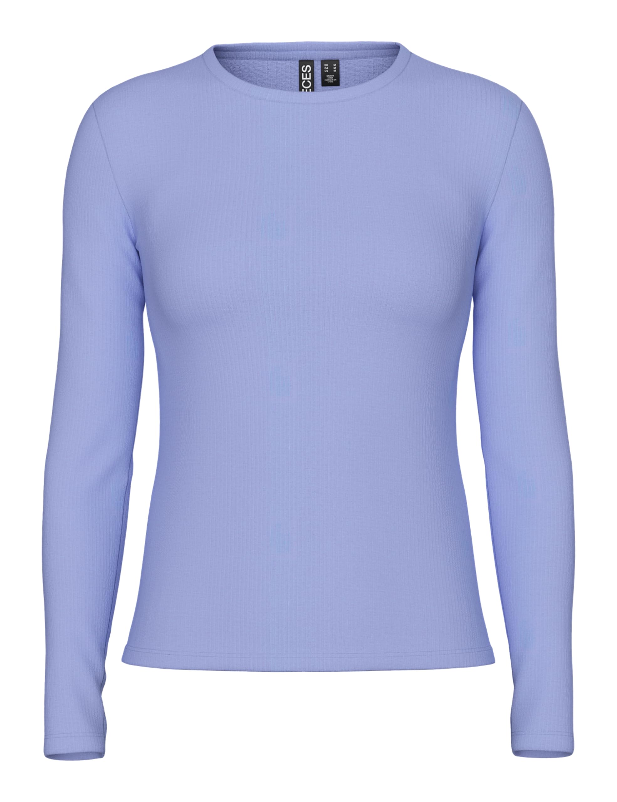 Pieces Pcruka top donna jersey maniche lunghe L lavanda