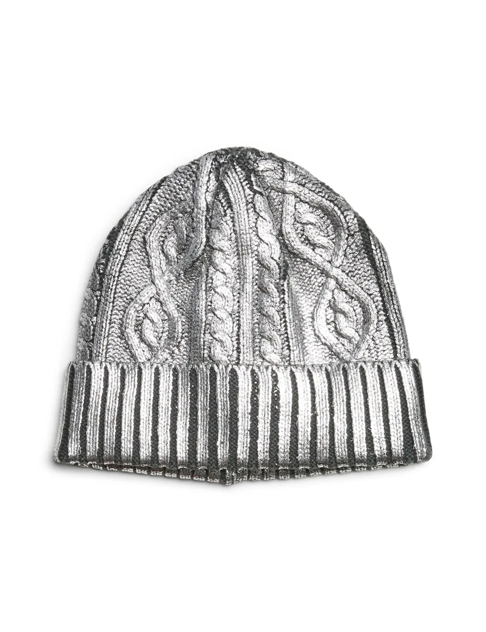 Pieces Pcregina Foil Hood berretto donna argento unica
