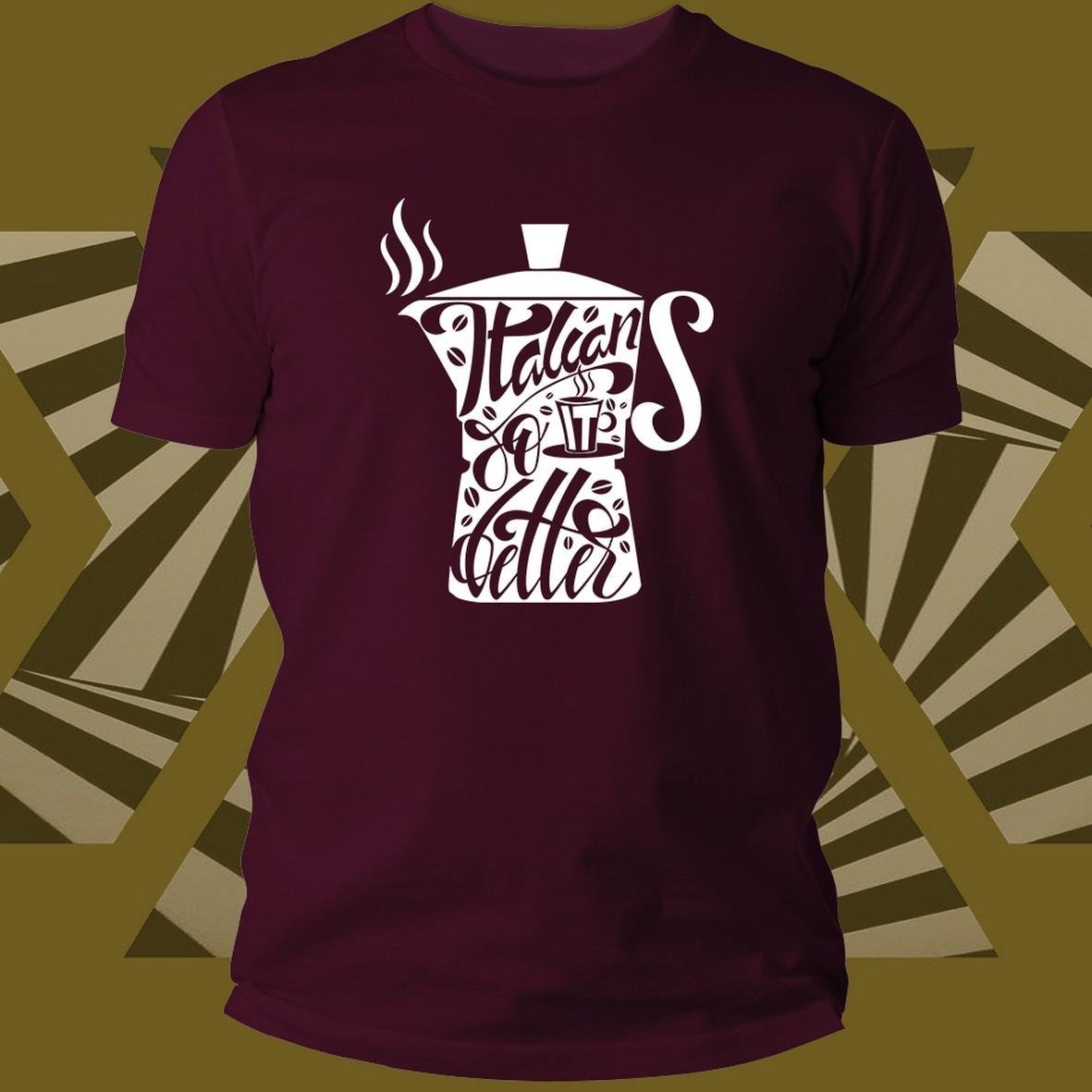 M4U Italian Du It Better maglietta moka unisex