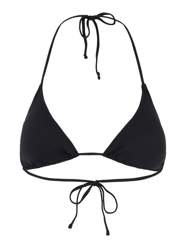 Pieces Pcbaomi Triangle Bra reggiseno bikini nero S