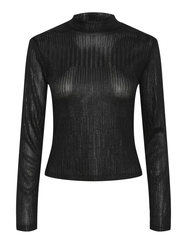 Pieces Pcrocky LS T-Neck maglia donna taglia M collo alto