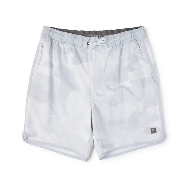 Pelagic Downswell 18 boardshort uomo grigio camo elasticizzato
