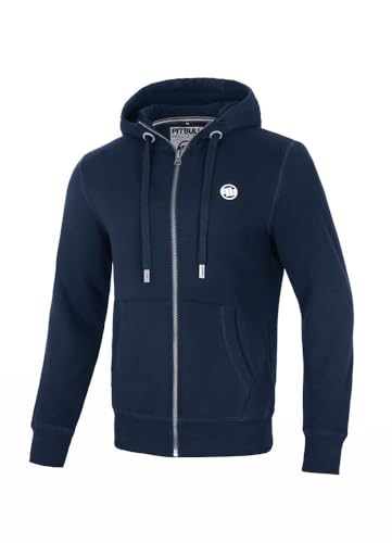 Pitbull Base Piccolo Logo felpa zip cotone taglia L