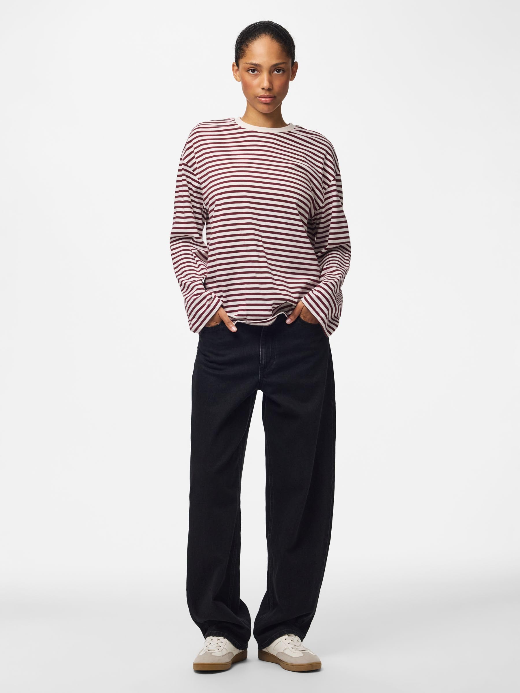 Pieces Pcsadie Maglia Donna S Maniche Lunghe