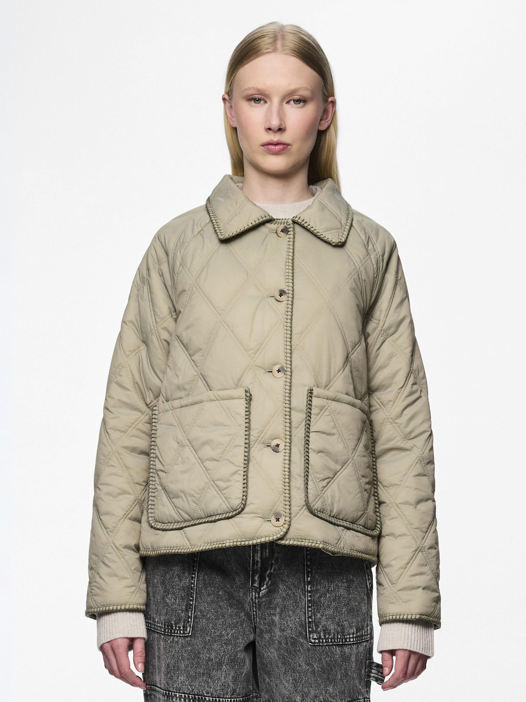 Pieces Pcnaima Quilted Detail Jacket giacca trapuntata S