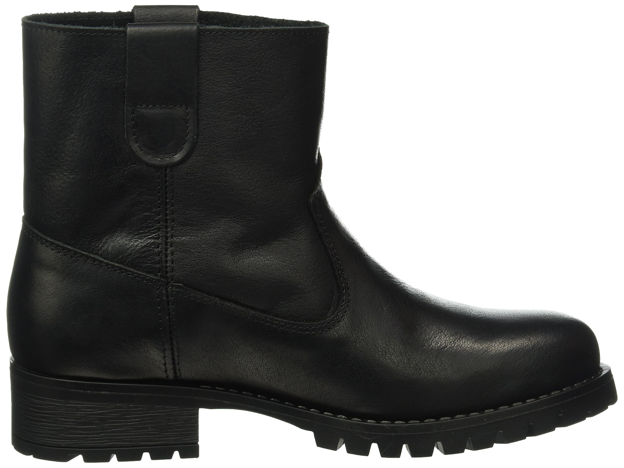 Pieces Psvaha New Boot stivali donna neri in pelle