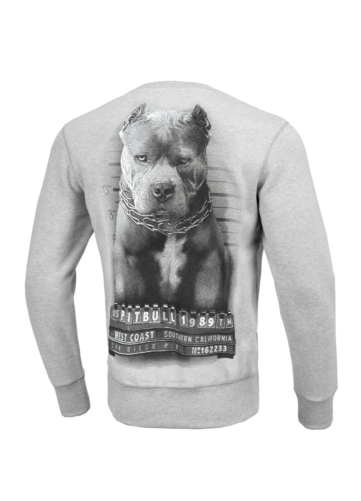 Pit Bull West Coast Mugshot felpa uomo cotone girocollo