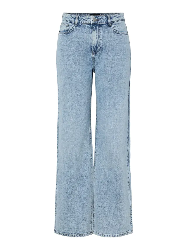 Pieces Pcjill jeans dritti donna 42-44 vita alta