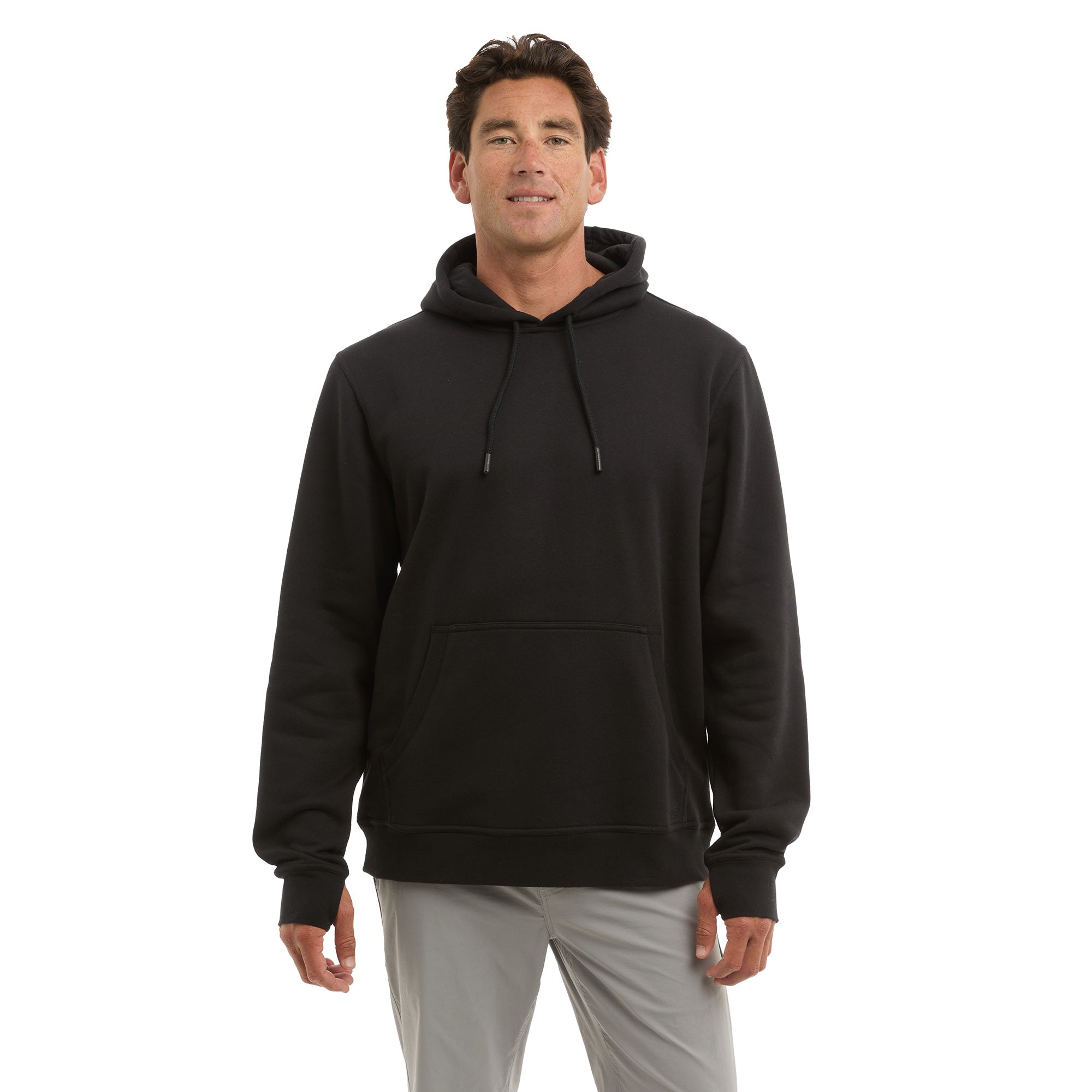 Pelagic Osborn felpa cappuccio cotone Nero