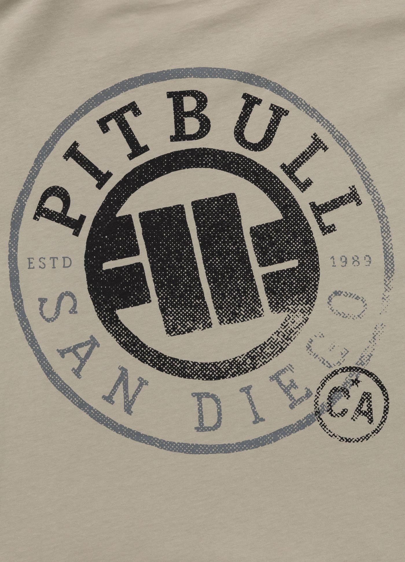 Pitbull SD Stamp maglietta uomo cotone stampa retro
