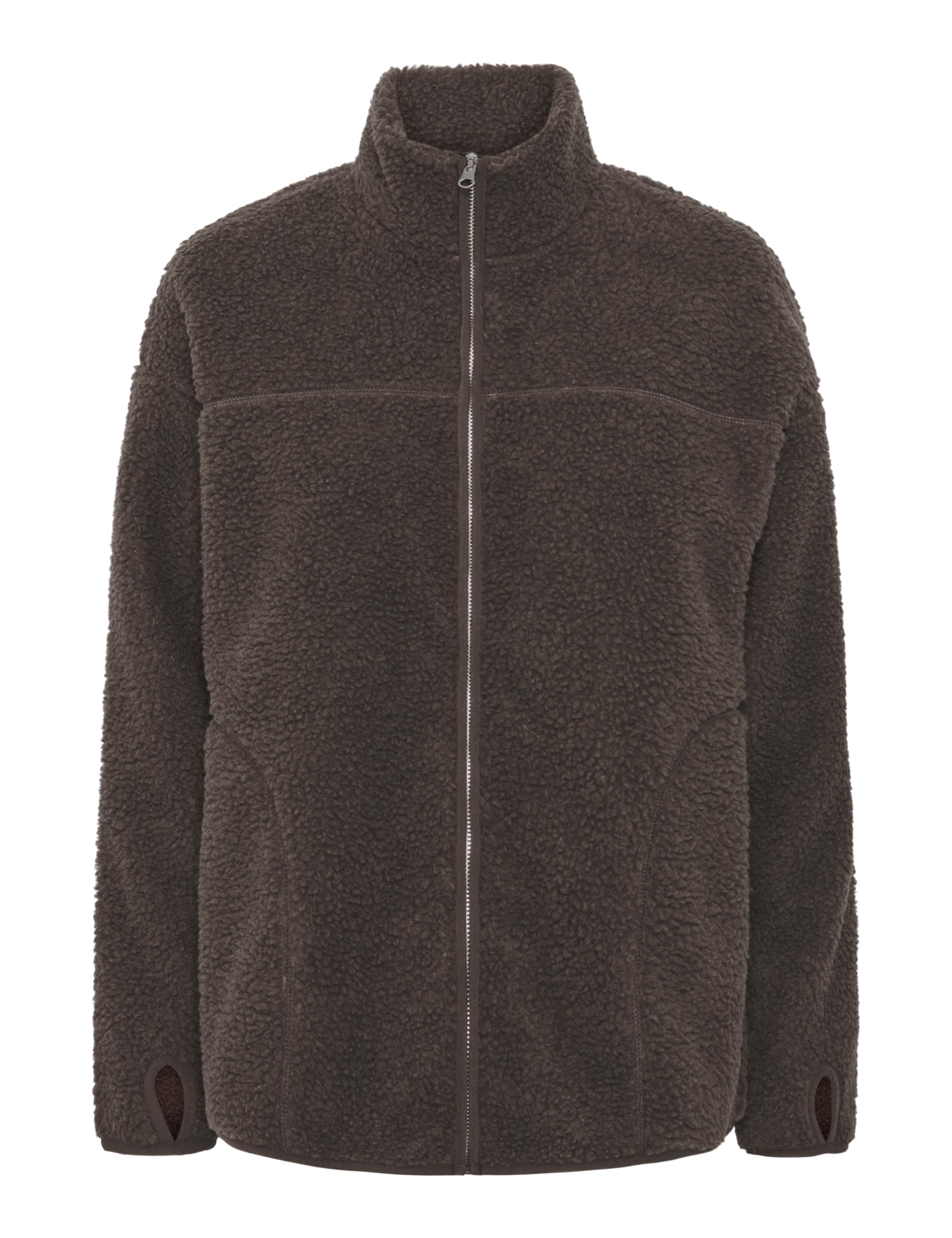 PIECES Sadia PCSADIA giacca teddy donna hot fudge