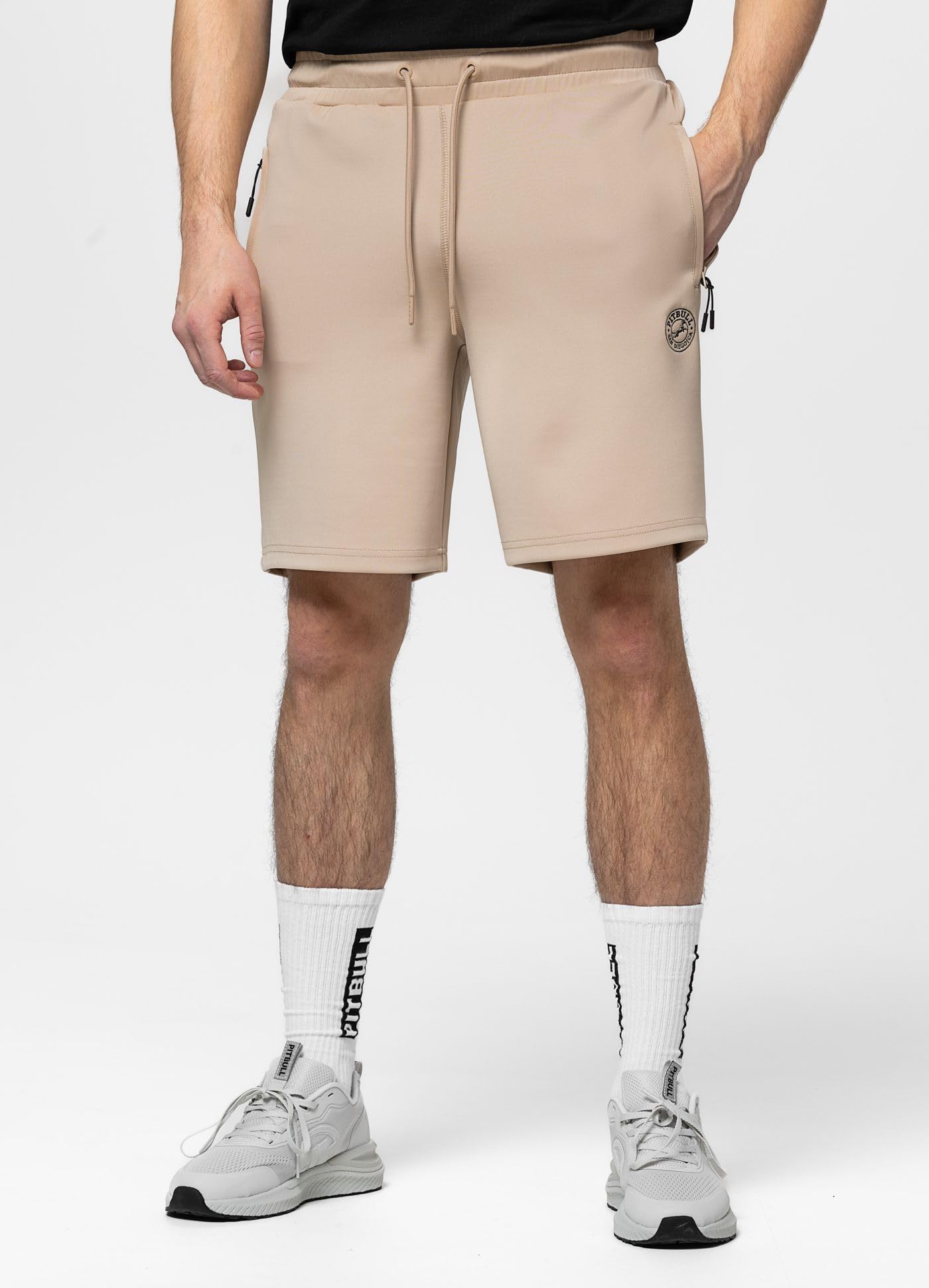 Pitbull San Diego Shorts Uomo Corti in Cotone Tasche Zip