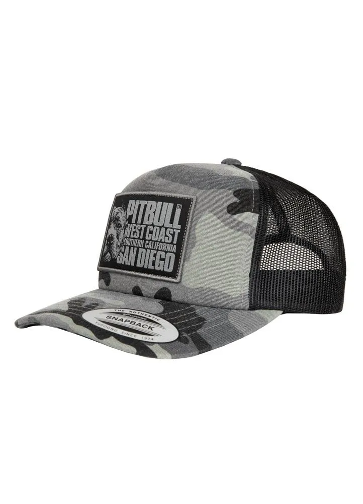 Pit Bull West Coast Blood Dog cappellino trucker mimetico