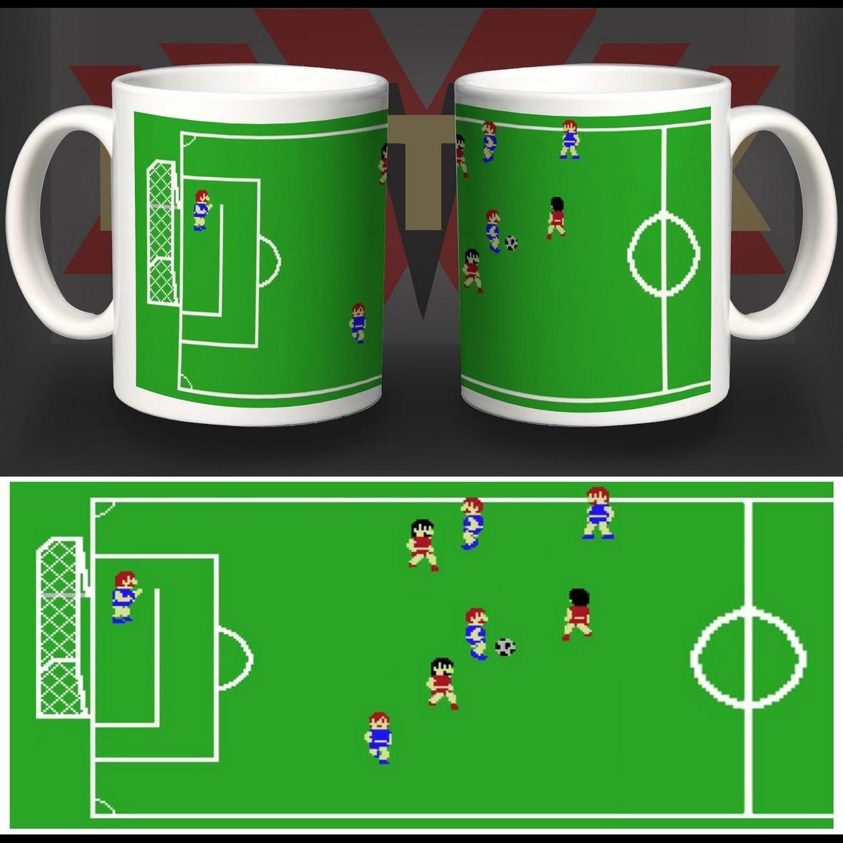 Matrix Music Store Vintage Videogame Soccer Konami tazza ceramica