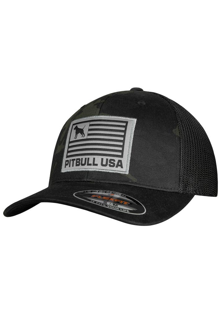 Pitbull USA berretto baseball mimetico cotone unisex