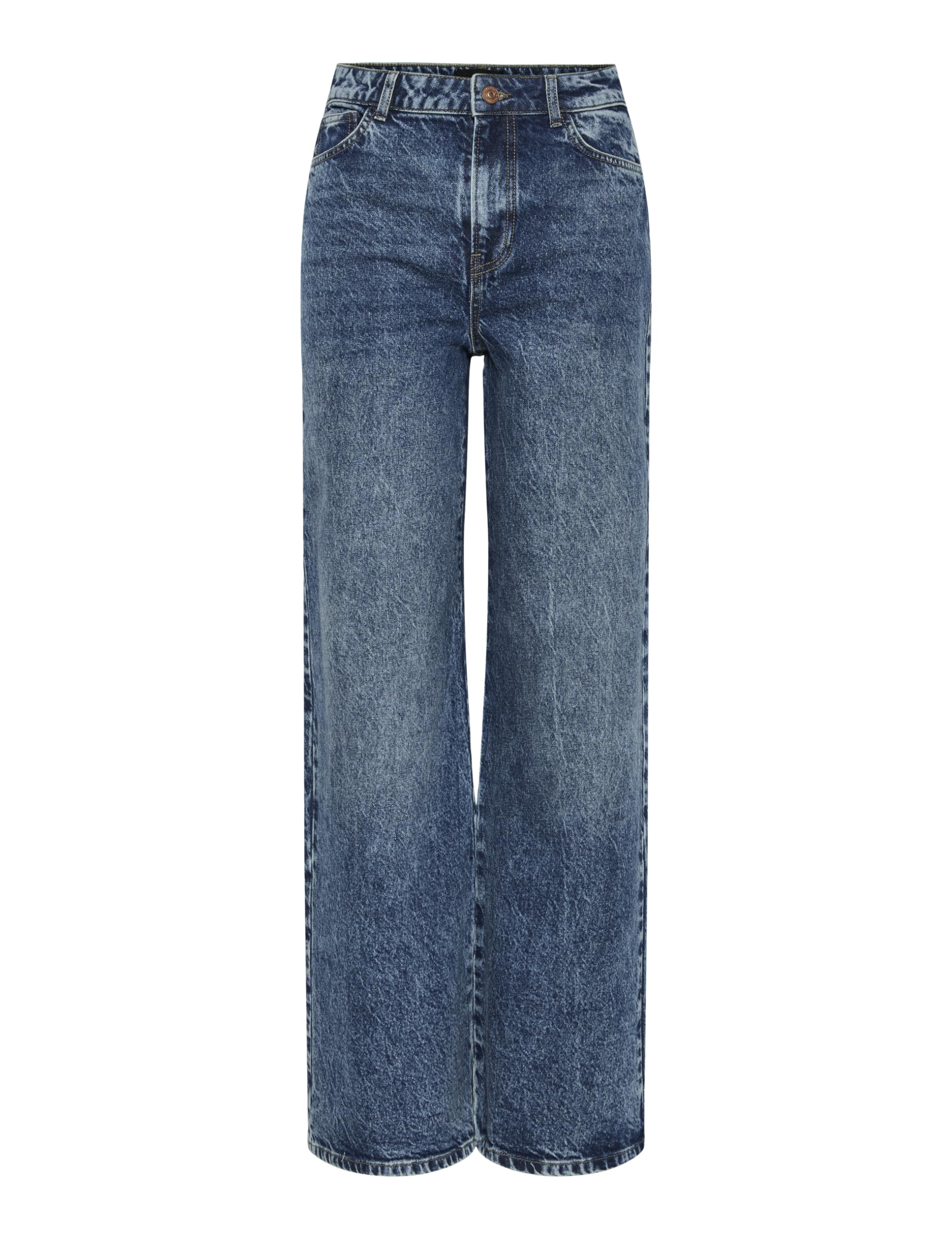 Pieces Pcselma HW Wide Jeans donna 27W/30L larghi