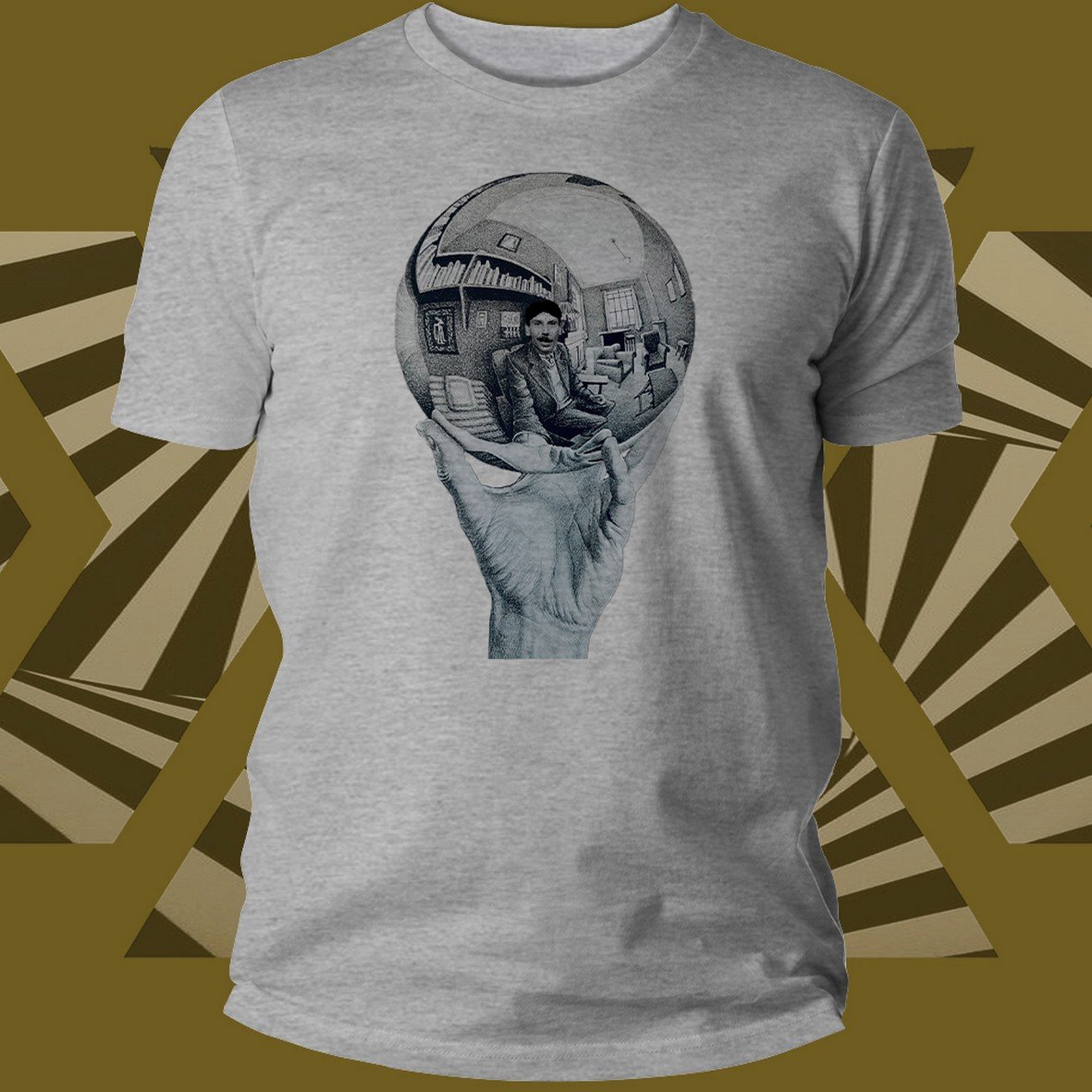 Matrix Music Store Escher Nico Giovanni Sfera maglietta unisex
