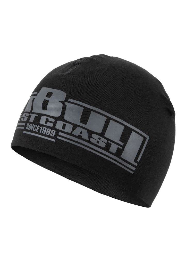 Pitbull Classic Boxing berretto uomo nero-grigio invernale