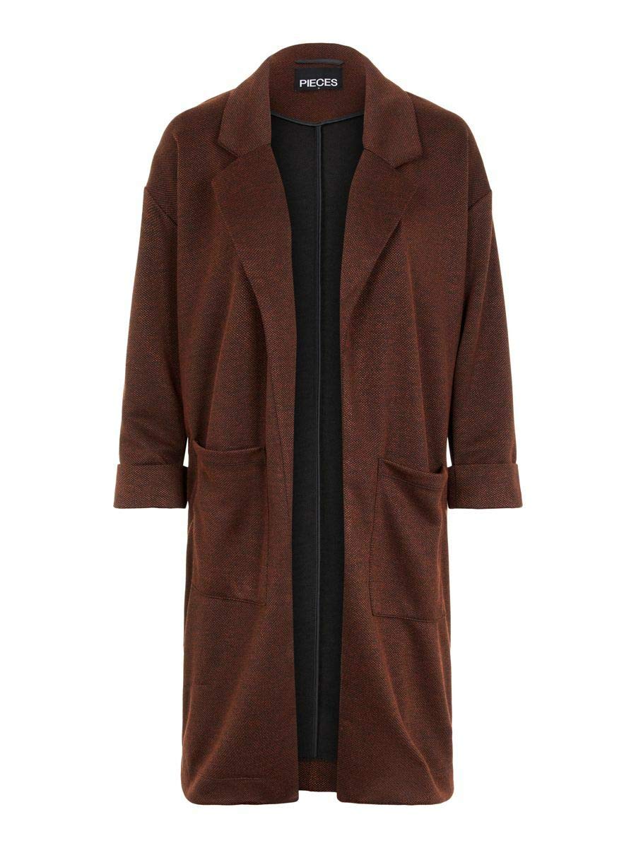 Pieces Pcdorita 3/4 Coatigan cappotto donna XS grigio scuro
