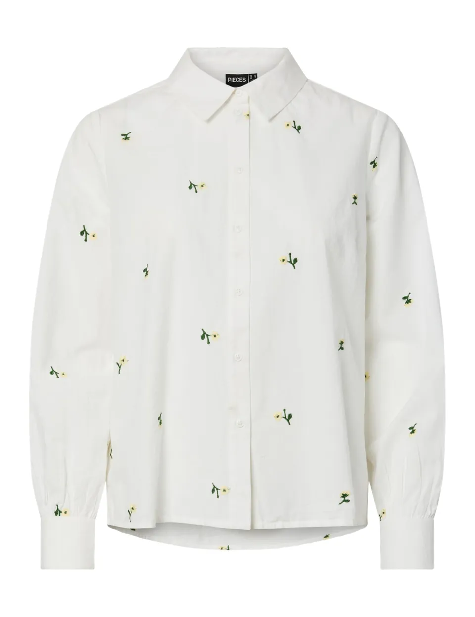 Pieces Pcgeneva LS Wvn BC camicia donna M manica lunga