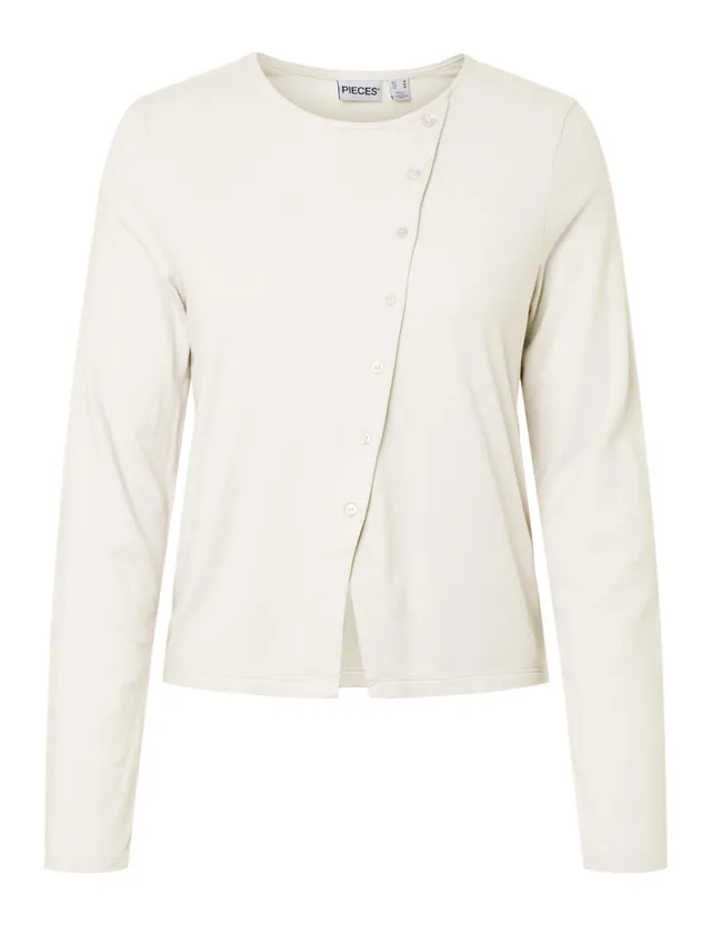 Pieces Pcbria LS Asymmetric Top top donna asimmetrico M