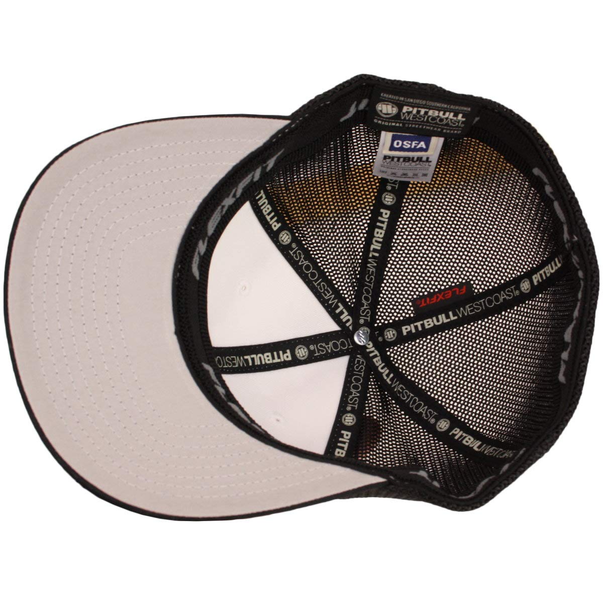 Pitbull Old Logo cappellino baseball nero mesh