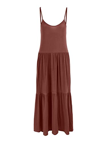 Pieces Pcneora Strap vestito midi donna elegante