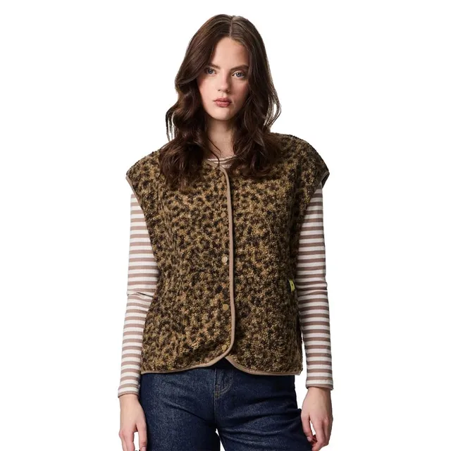 Pieces Katty Teddy gilet donna 2XL in pile