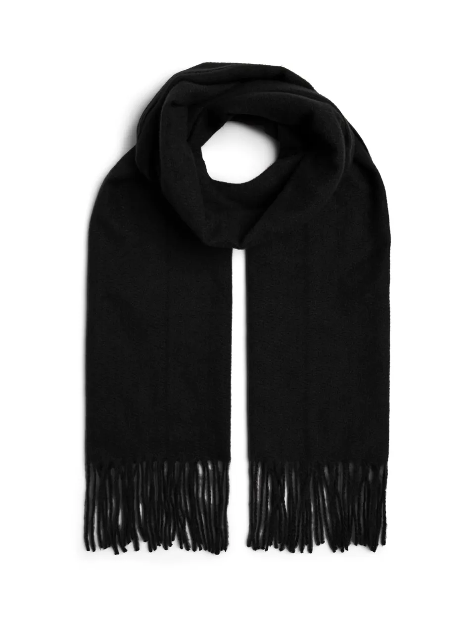 Pieces Pclesia Long Scarf sciarpa nera taglia unica