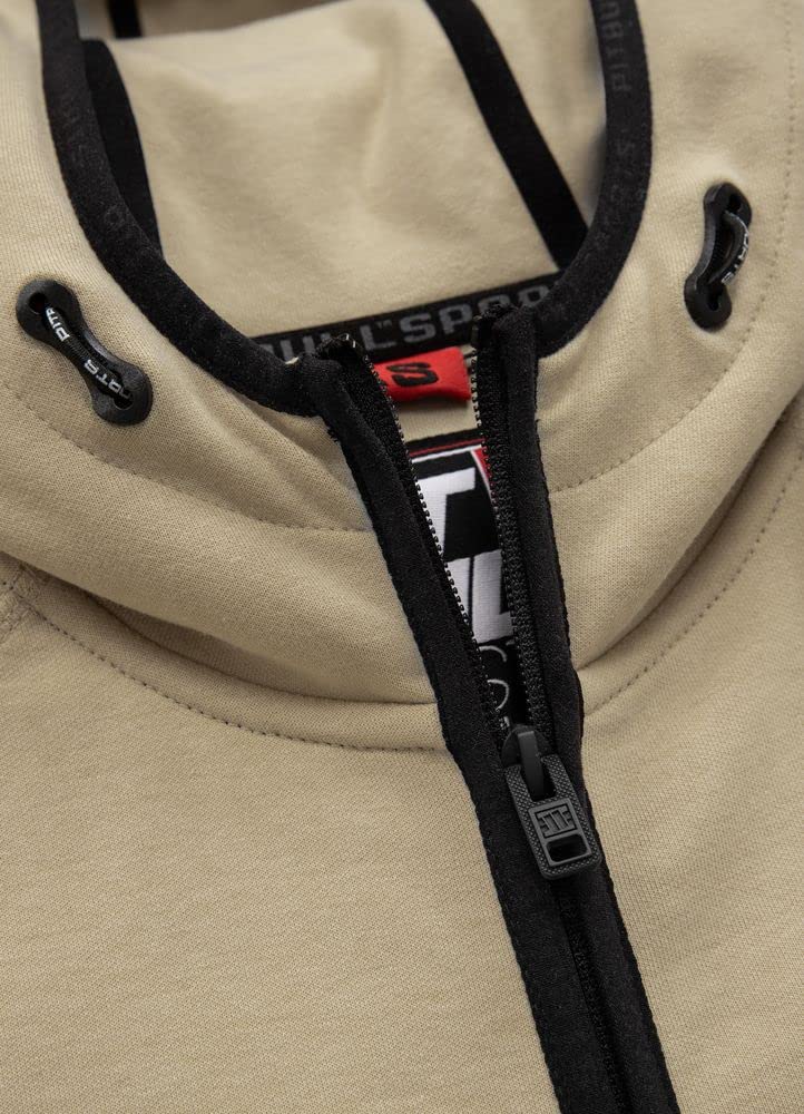 Pitbull West Coast felpa zip donna M beige cappuccio