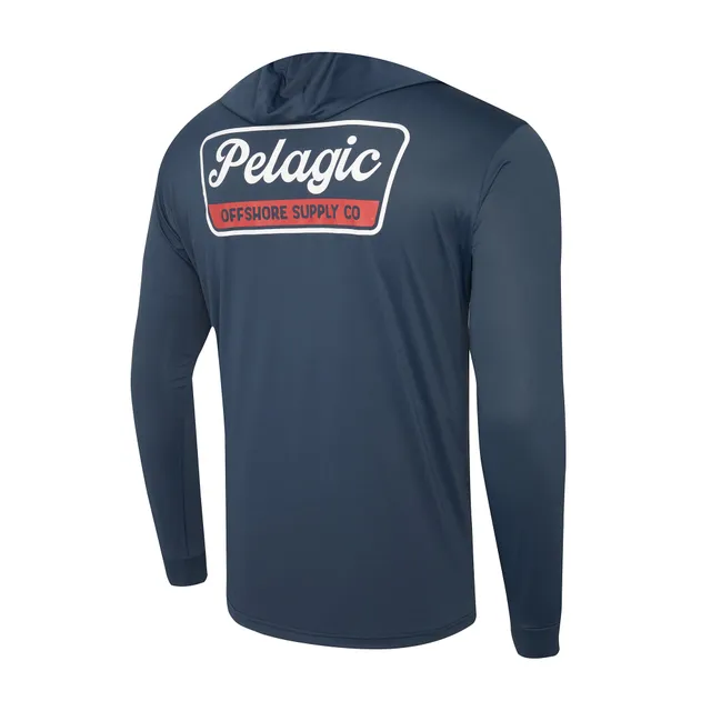 Pelagic Aquatek Dockline maglia pesca UPF 50+ blu navy