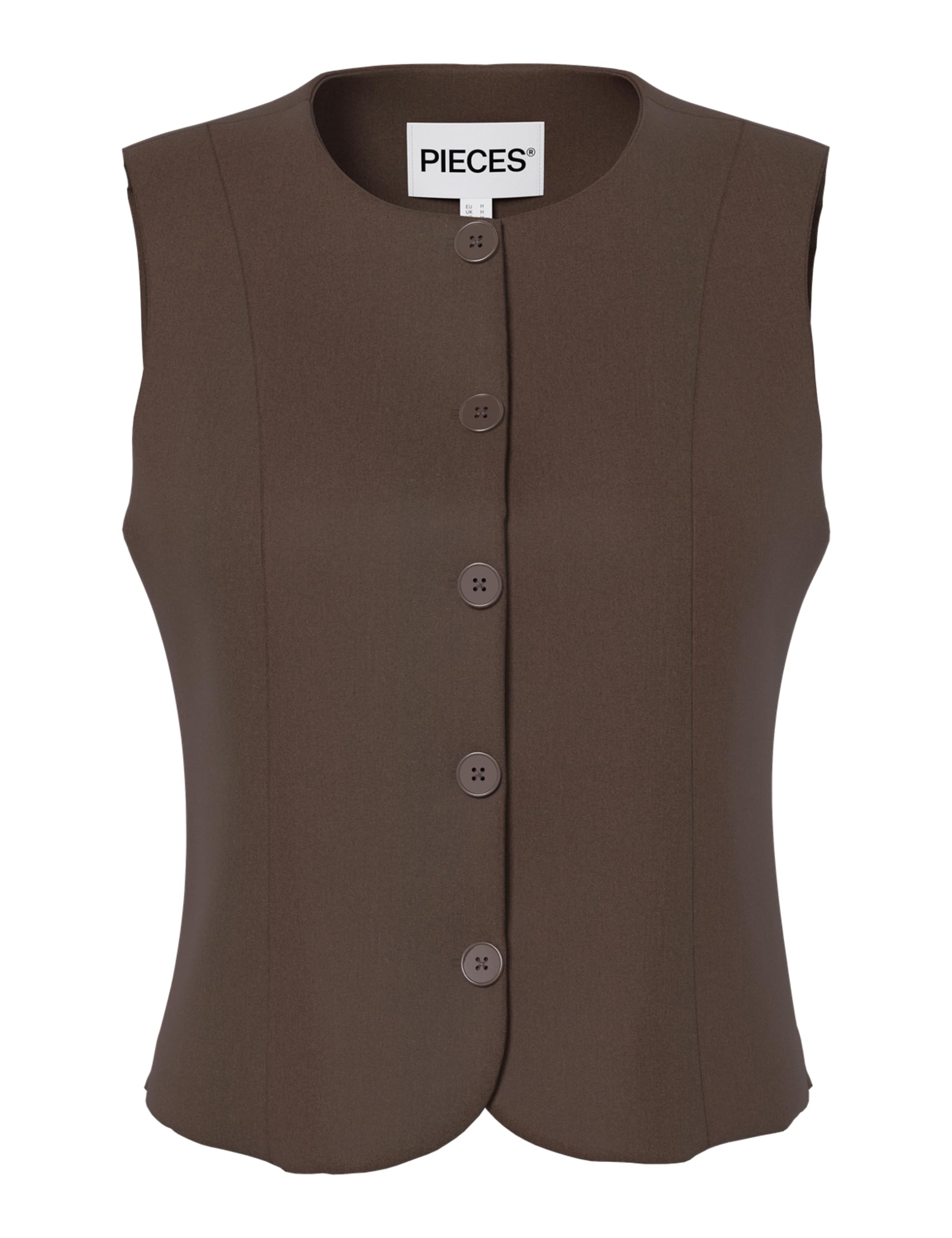 Pieces Pckamil Noos BC gilet aderente donna tessuto traspirante