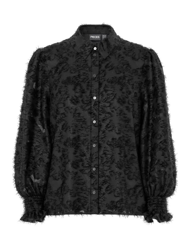 Pieces Pcpina LS Shirt camicia donna maniche lunghe