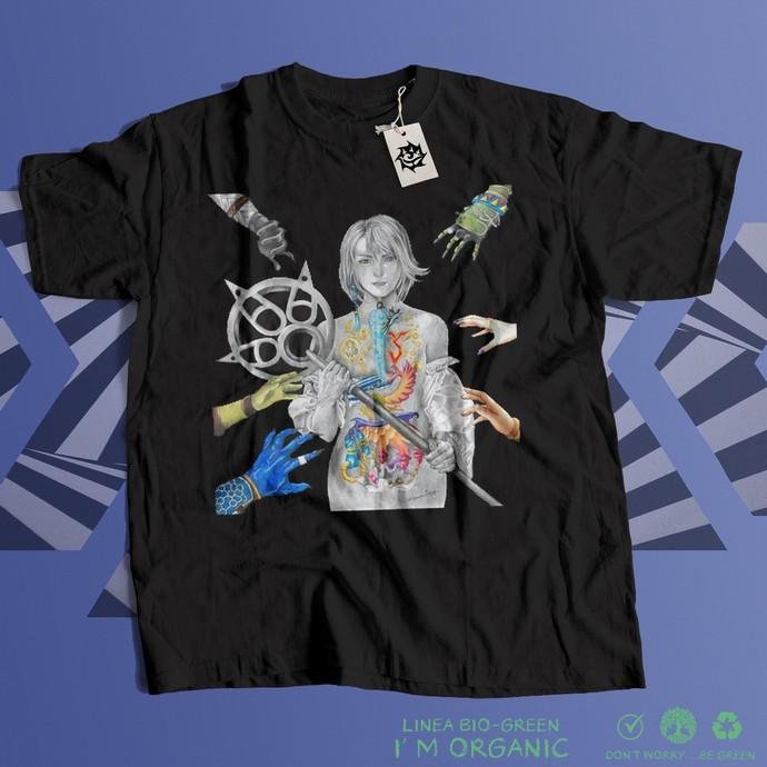 Yuna Anatomy t-shirt cotone unisex stampa digitale