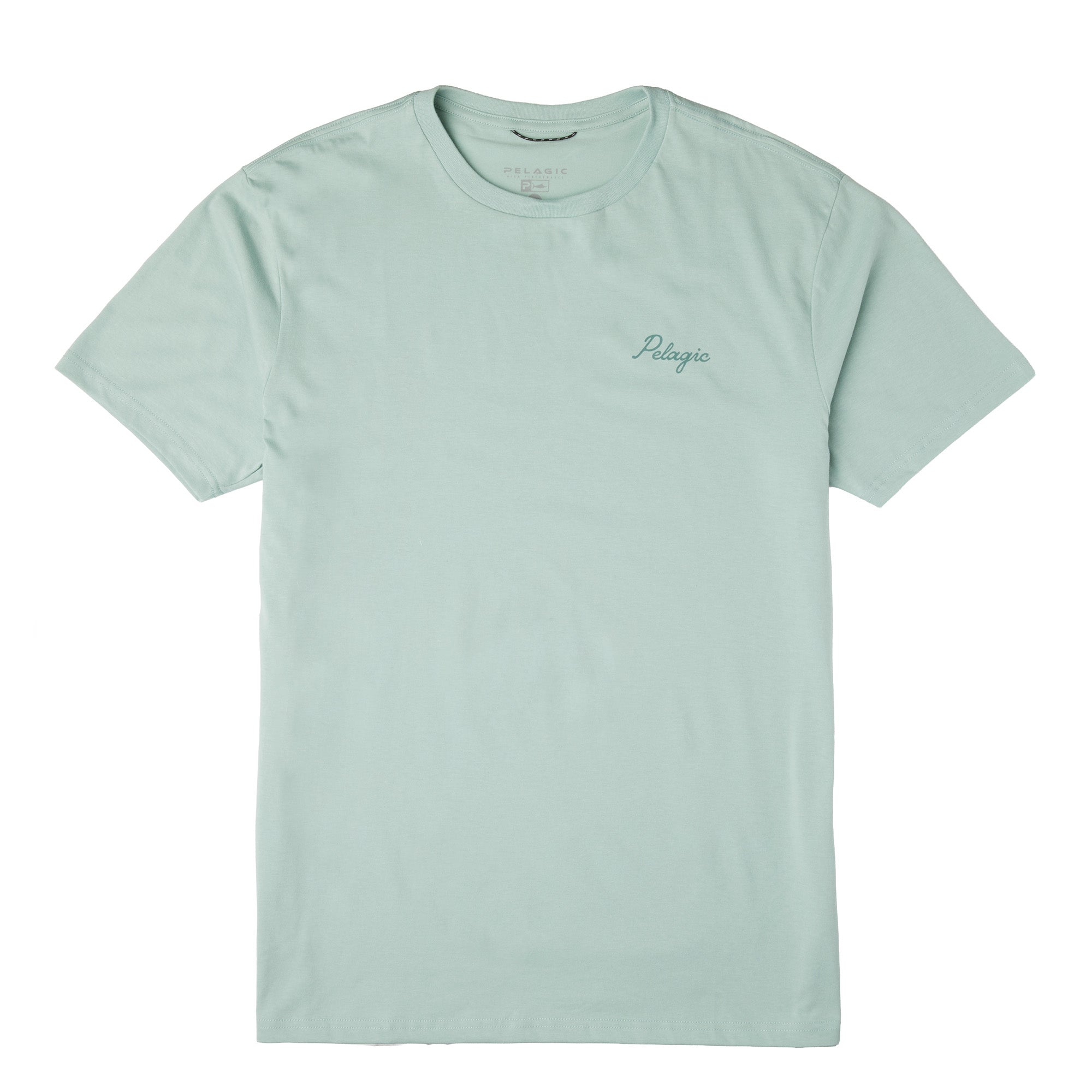 Pelagic Lines In t-shirt uomo salvia cotone