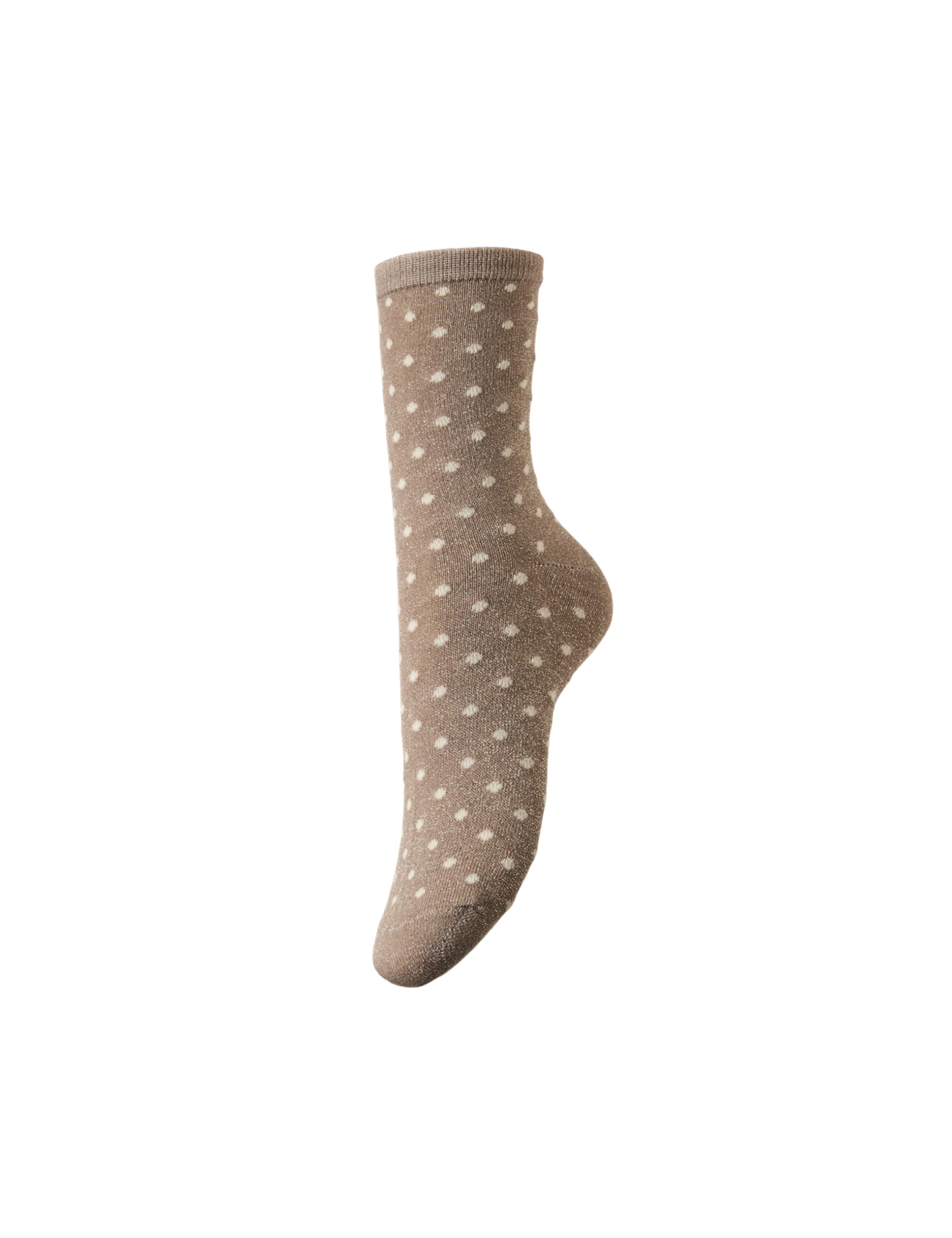 Pieces Pcsebby Glitter calze lunghe rose shadow pois
