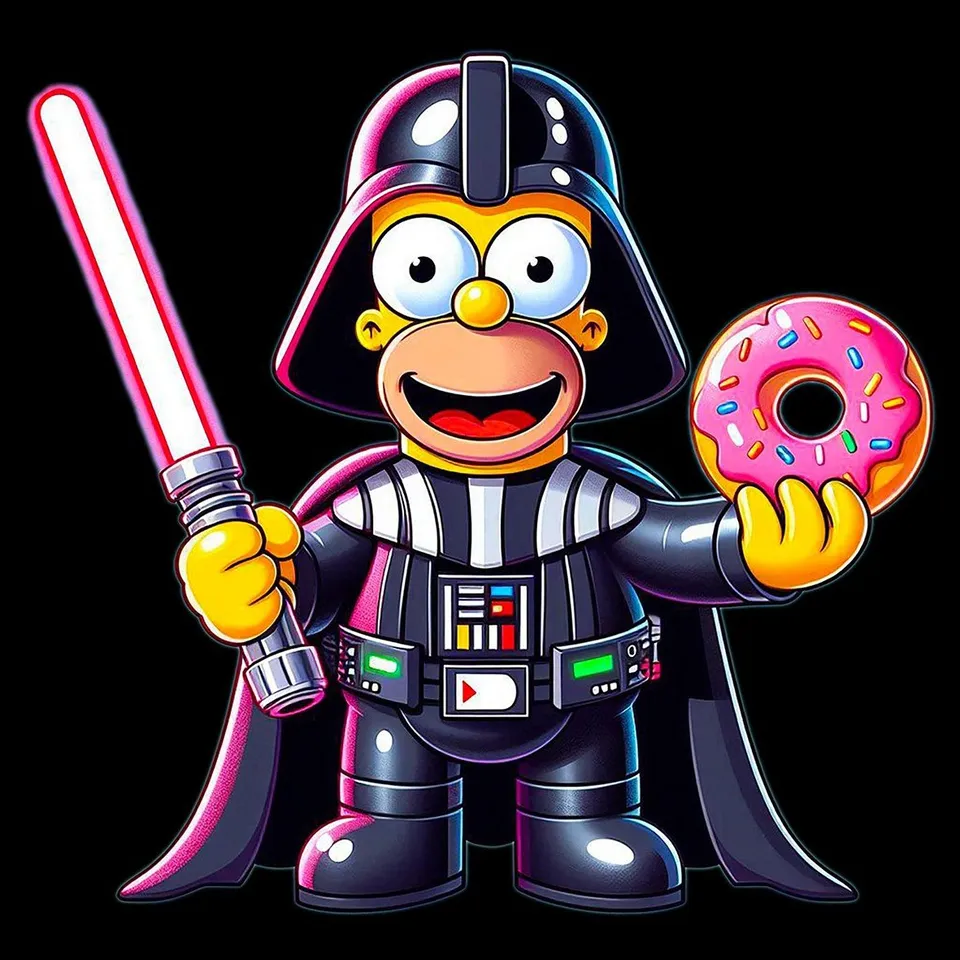 Matrix Tribe-Tee Darth Baby Homer t-shirt unisex