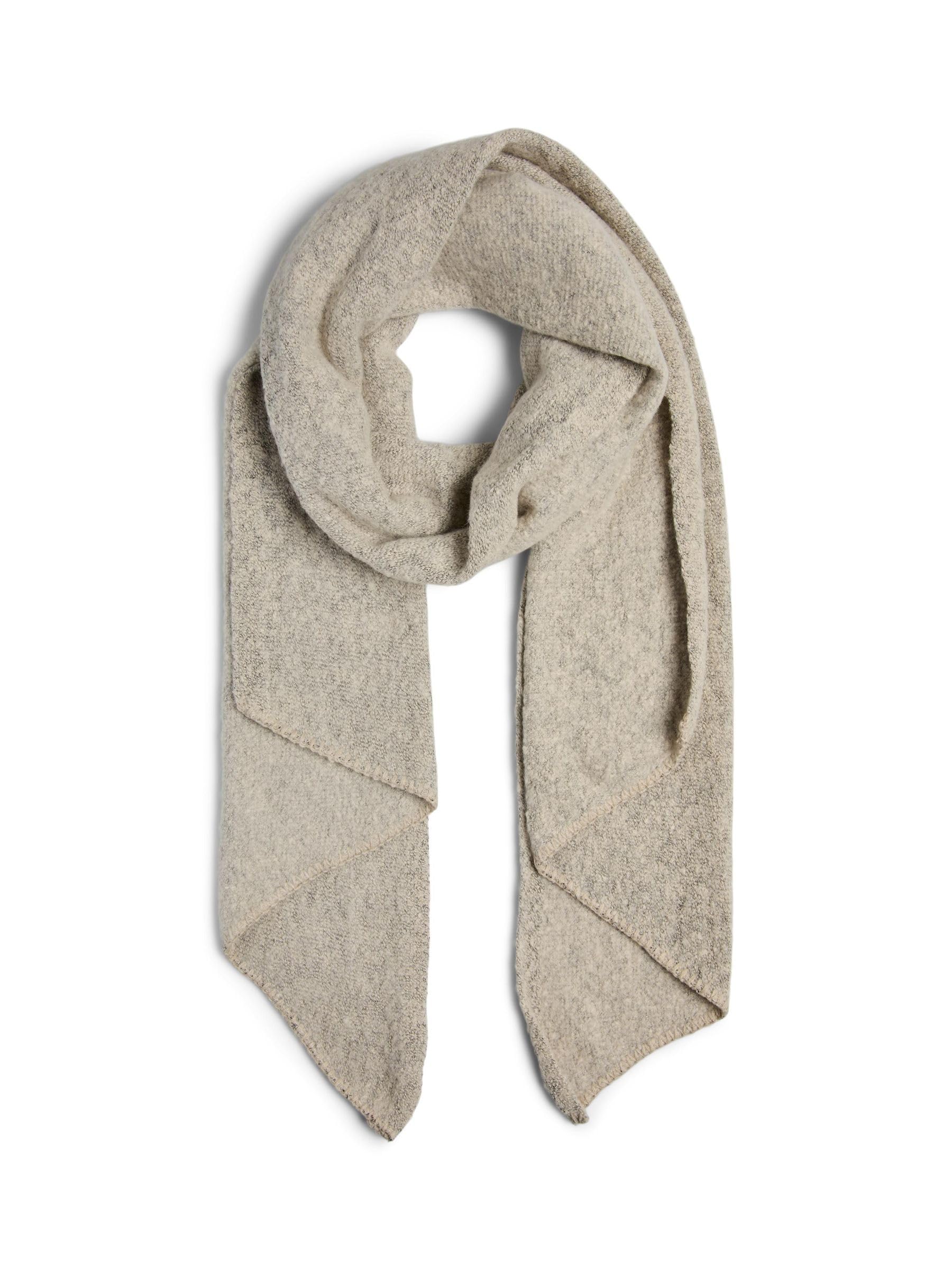 Pieces & Peace 17076047 sciarpa donna nera acrilico