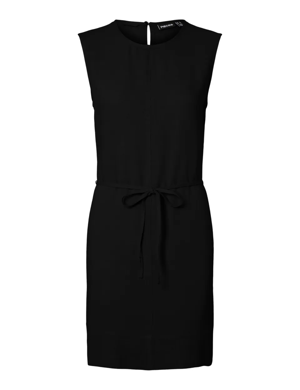 Pieces Pcvinsty SL Dress abito donna nero uso quotidiano