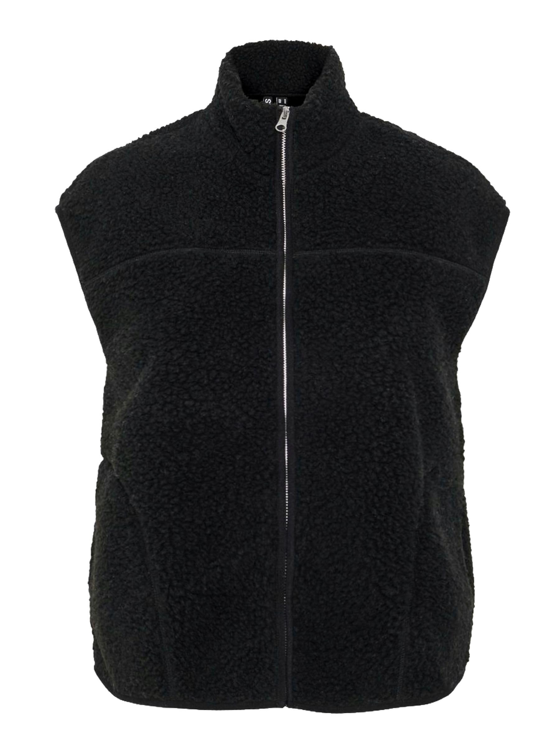 Pieces Pcsadia gilet teddy argento S